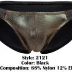 PIK 2121 Gold Cup Briefs Color Black Size XL - Image 9