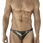PIK 2123 Gold Cup Thongs Color Black Size XL