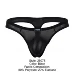 PIK 26078 Isis Thongs Color Black Size XL - Image 7