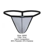 PIK 26095 Nut G-String Color Gray Size M - Image 7