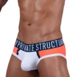 BAUT4388 Athlete Mini Briefs Color White League Size M - Image 3