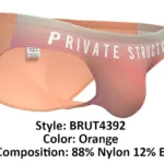 BRUT4392 Bare Bikini Color Orange Size L - Image 12