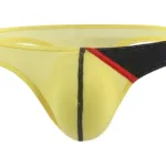DGUY4025 Desire Glaze G-String Color Yellow Size XL - Image 4