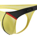 DGUY4025 Desire Glaze G-String Color Yellow Size XL - Image 5