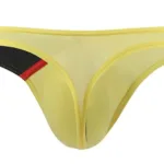 DGUY4025 Desire Glaze G-String Color Yellow Size XL - Image 6