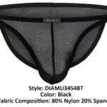 DIAMU3454BT Desire Intima Low Rise Bikini Color Black Size M - Image 6