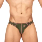 Alternative view of EPUS4563 Prime Eutopia Bikini Brief Color Olive Size L