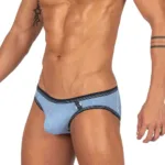 LCUT4358 Barn Boy Low Rise Mini Brief Color Denim Size M - Image 3