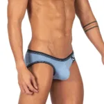 LCUT4358 Barn Boy Low Rise Mini Brief Color Denim Size M - Image 6