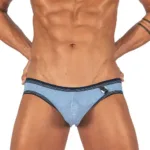 LCUT4358 Barn Boy Low Rise Mini Brief Color Denim Size M - Image 8