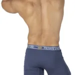 Alternative view of PBUT4380 Bamboo Mid Waist Boxer Briefs Color Citadel Blue Size S