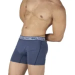 PBUT4380 Bamboo Mid Waist Boxer Briefs Color Citadel Blue Size S - Image 7