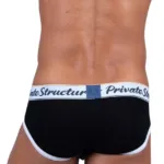 SCUS4529 Classic Mid Waist Mini Briefs Color Black Size M - Image 7