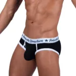 SCUS4529 Classic Mid Waist Mini Briefs Color Black Size M - Image 3