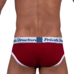 SCUS4529 Classic Mid Waist Mini Briefs Color Red Size XL - Image 7