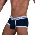 SCUS4530 Classic Mid Waist Trunks Color Navy Size S - Image 3