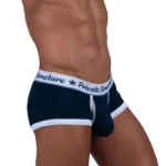 SCUS4530 Classic Mid Waist Trunks Color Navy Size S - Image 4