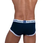 SCUS4530 Classic Mid Waist Trunks Color Navy Size S - Image 7