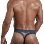 Alternative view of RS086 Jock-Thong Color Green Size M