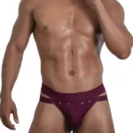 RS088 Jock-Thong Color Burgundy Size L