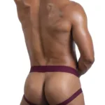 RS088 Jock-Thong Color Burgundy Size L - Image 3
