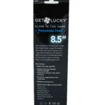 Get Lucky Glow-in-the-Dark Periwinkle Peen 8.5" Dildo