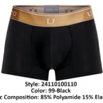 24110100110 Lingote Trunks Color 99-Black Size M - Image 13