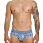 25020101111 Ostion Briefs Color 46-Blue Size S - Image 4