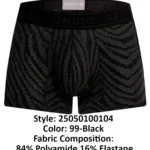 25050100104 Zelmur Trunks Color 99-Black Size L - Image 16