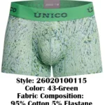 26020100115 Hunos Trunks Color 43-Green Size S - Image 10