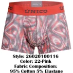 26020100116 Acanalado Trunks Color 22-Pink Size 2XL - Image 10