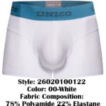 26020100122 Sedoso Trunks Color 00-White Size S - Image 10
