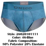 26020101111 Lenoso Briefs Color 46-Blue Size M - Image 10