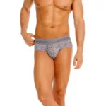 26020101114 Suede Briefs Color 59-Gray Size L