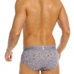 26020101114 Suede Briefs Color 59-Gray Size M - Image 5