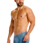 26040100127 Classic Trunks Color 46-Blue Size L - Image 3