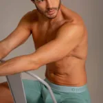 26040100221 Ceramic Boxer Briefs Color 43-Green Size M - Image 8