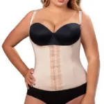 100 Renee Under Bust Waist Cincher Color Nude Size L (38) - Image 3
