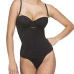 111 Evonne Underbust Bodysuit in Thong Color Black Size L (38)
