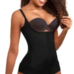 136 Megane Open Bust Bodysuit w/ Lace Trim Color Black Size XL (40) - Image 7