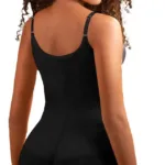 136 Megane Open Bust Bodysuit w/ Lace Trim Color Black Size XL (40) - Image 8