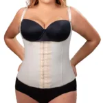 200 Renee Latex Underbust Waist Cincher Color Nude Size 3XL (44) - Image 3
