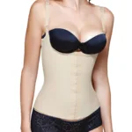 200 Renee Latex Underbust Waist Cincher Color Nude Size 2XL (42)