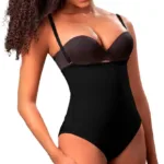 210 Nadine Strapless Bodysuit in Bikini Color Black Size 2XL (42) - Image 3