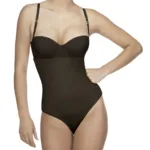 210 Nadine Strapless Bodysuit in Bikini Color Black Size 2XL (42)