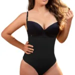 211 Nadine Strapless Bodysuit in Thong Color Black Size L (38) - Image 3