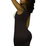 Alternative view of 350 Marcelle High Back Full Body Shaper Color Black Size 2XL (42)