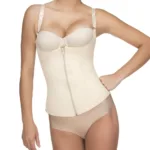 400 Felice Underbust Waist Cincher w/ Zipper Color Nude Size 2XL (42)