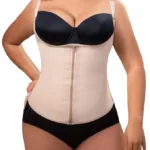400 Felice Underbust Waist Cincher w/ Zipper Color Nude Size 3XL (44) - Image 7