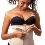 403 Gigi Waist Cincher w/ Zipper Color Nude Size 2XL (42) - Image 7